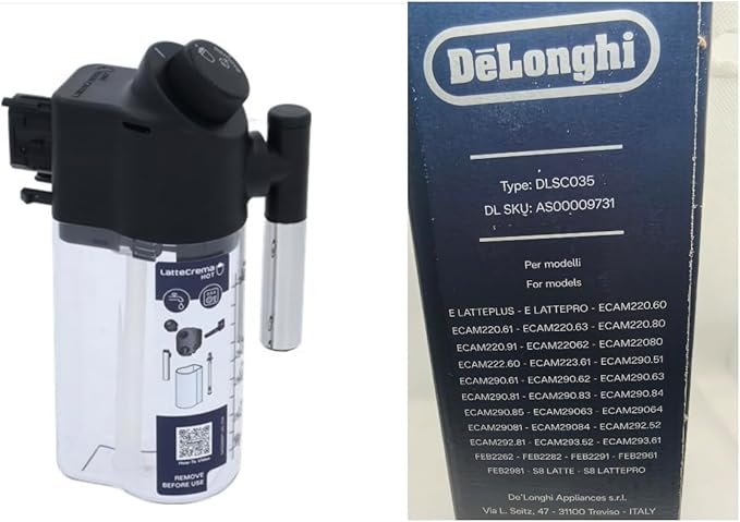 Delonghi Espresso Magnifica - DeLonghi Süt Sürahisi Kahve Makinesi Kabı