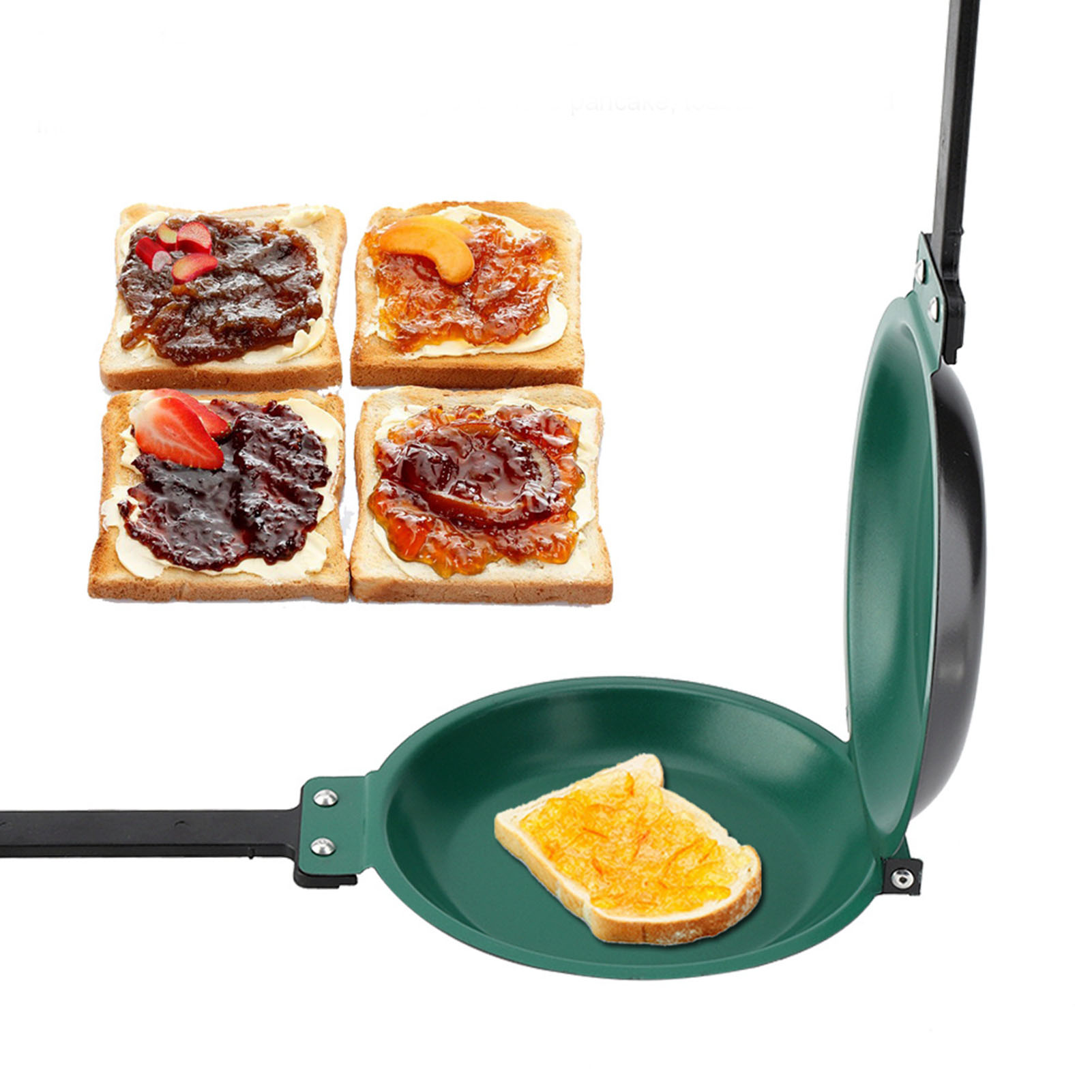 Mini Pancake Griddle - Çift Taraflı Titanyum Çelik Kaplama kızartma