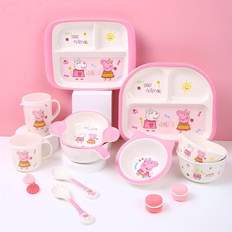 Dim Sum Basket - WUHE Peppa Pig Çocuklar İçin Melamin
