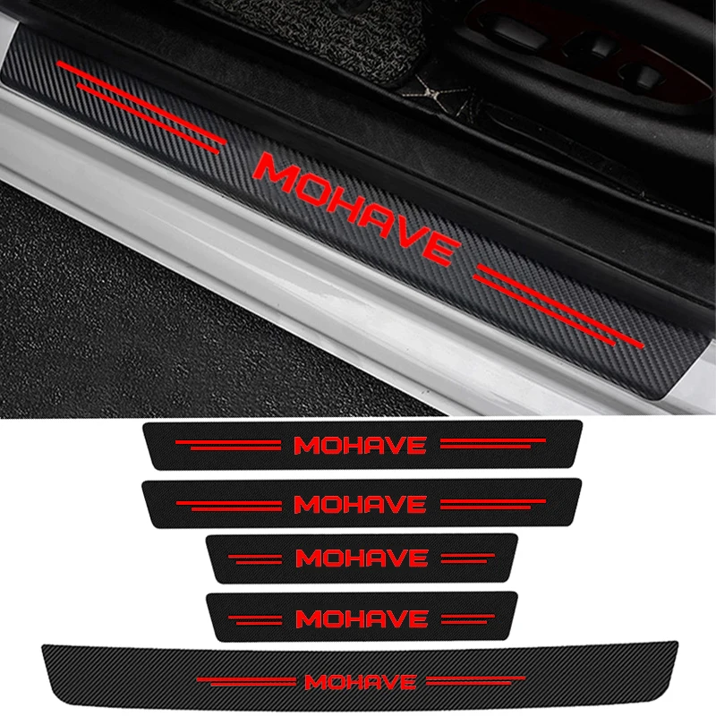 Crepe Pan Carbon - Araba kapı eşik koruyucu plaka karbon