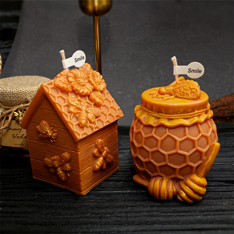 3D Petek Şeklinde Silikon Mum  - Potsticker Mold incelemesi ve fiyatı