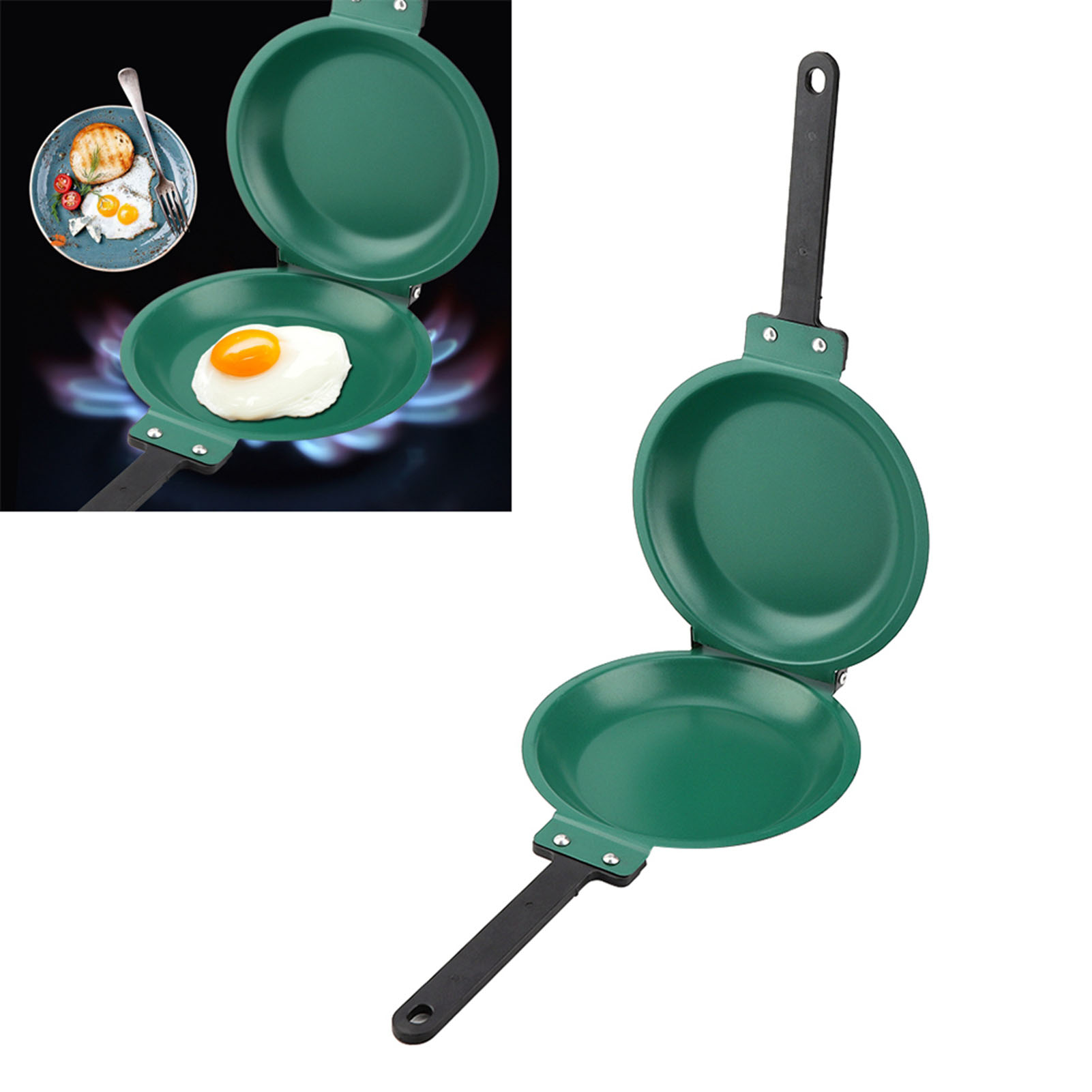 Çift Taraflı Titanyum Çelik Ka - Mini Pancake Griddle incelemesi ve fiyatı