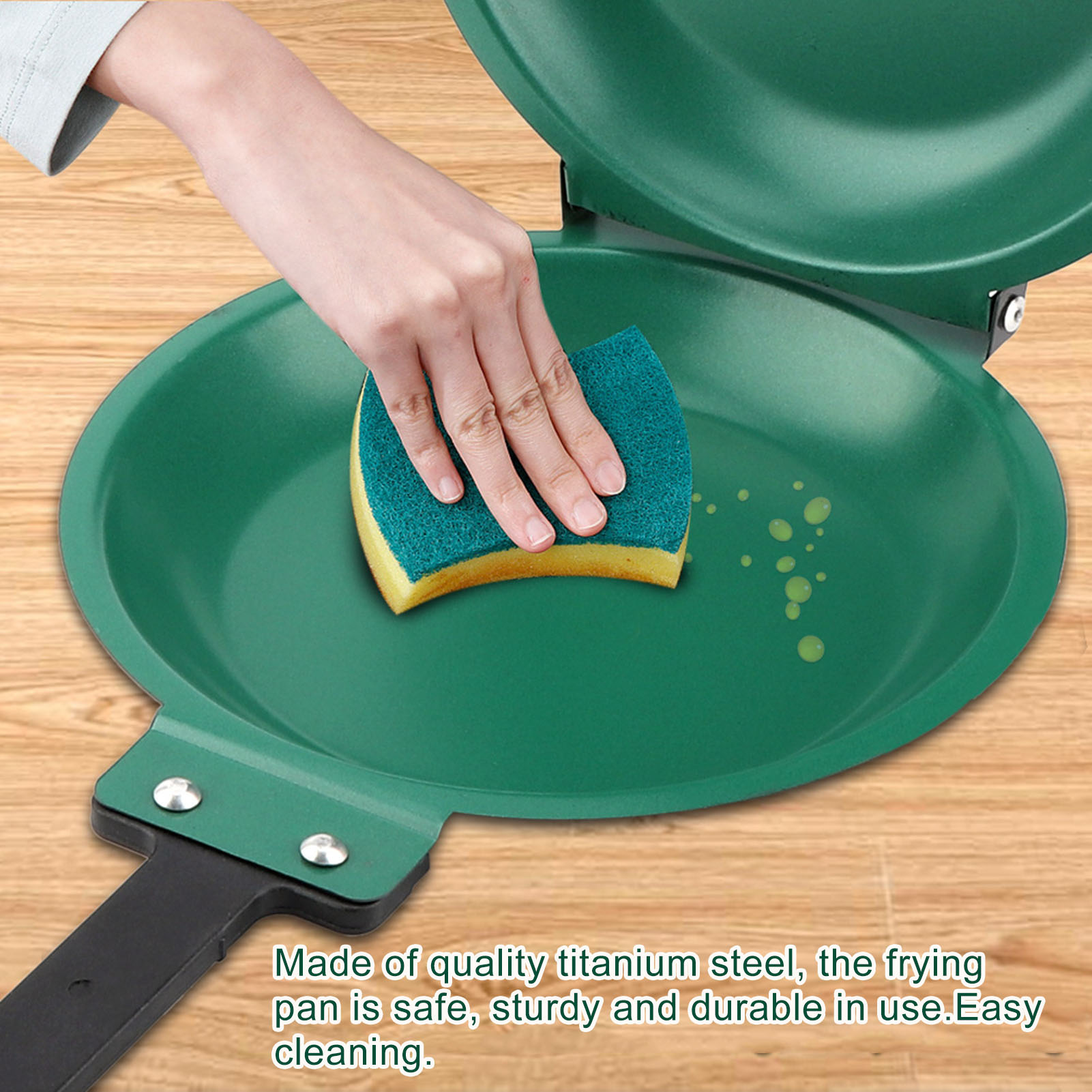 Çift Taraflı Titanyum Çelik Ka - Mini Pancake Griddle incelemesi ve fiyatı