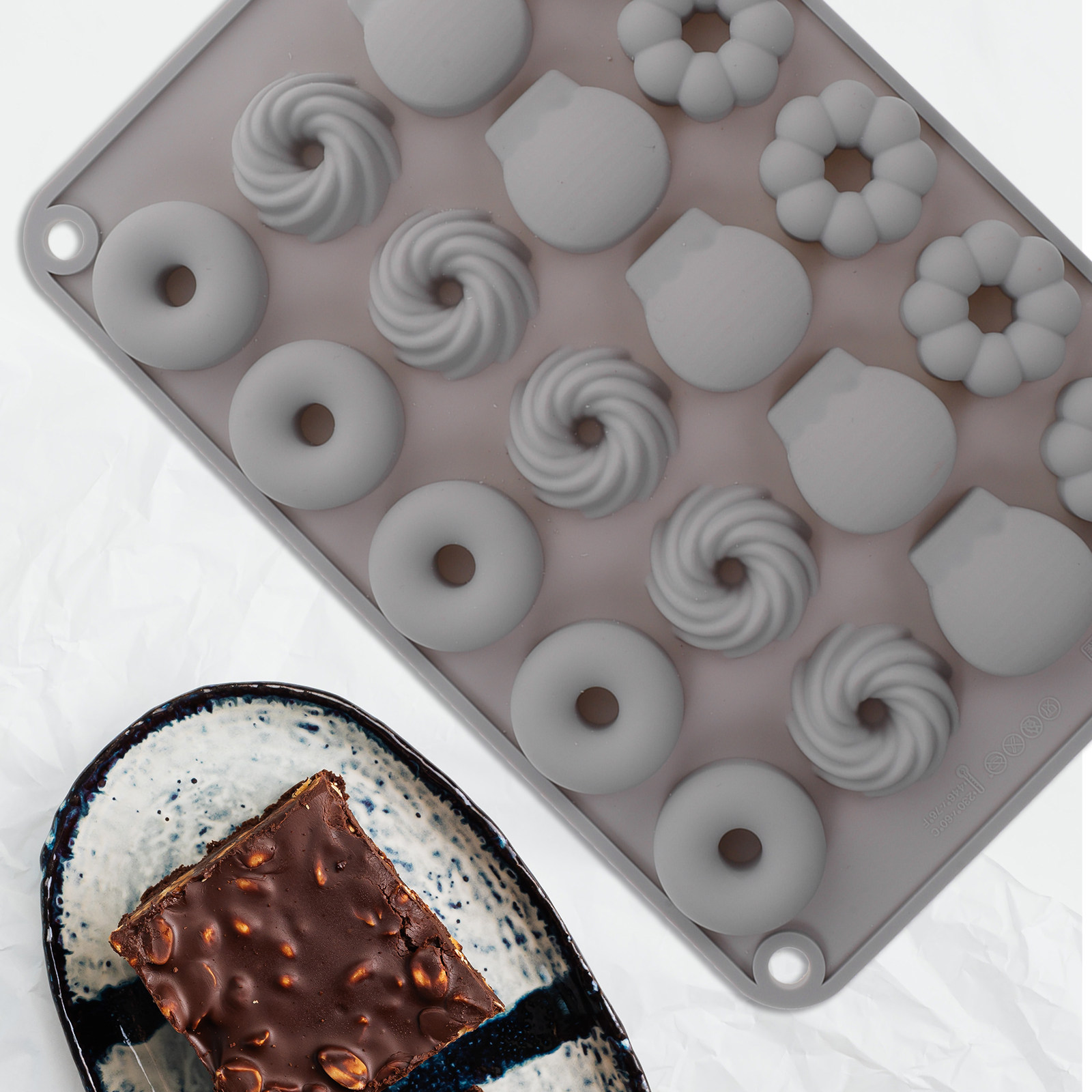 Mini Çikolatalı Donut Kalıbı,  - Donut Mold Silicone incelemesi ve fiyatı